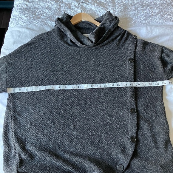 RETROLOGY Grey Cowl Neck Light Weight Sweater Size XL - Picture 5 of 8